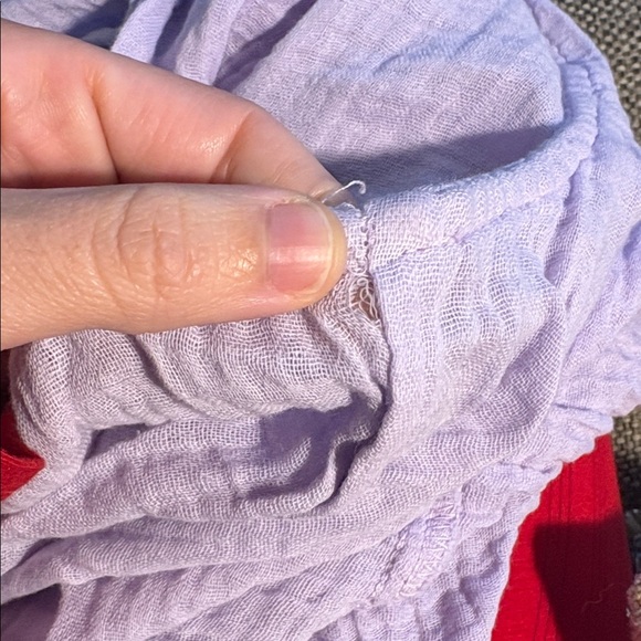 Michael Stars Scarlett Flounce Gauze Dress in Lilac SZ S NWOT - Picture 5 of 5